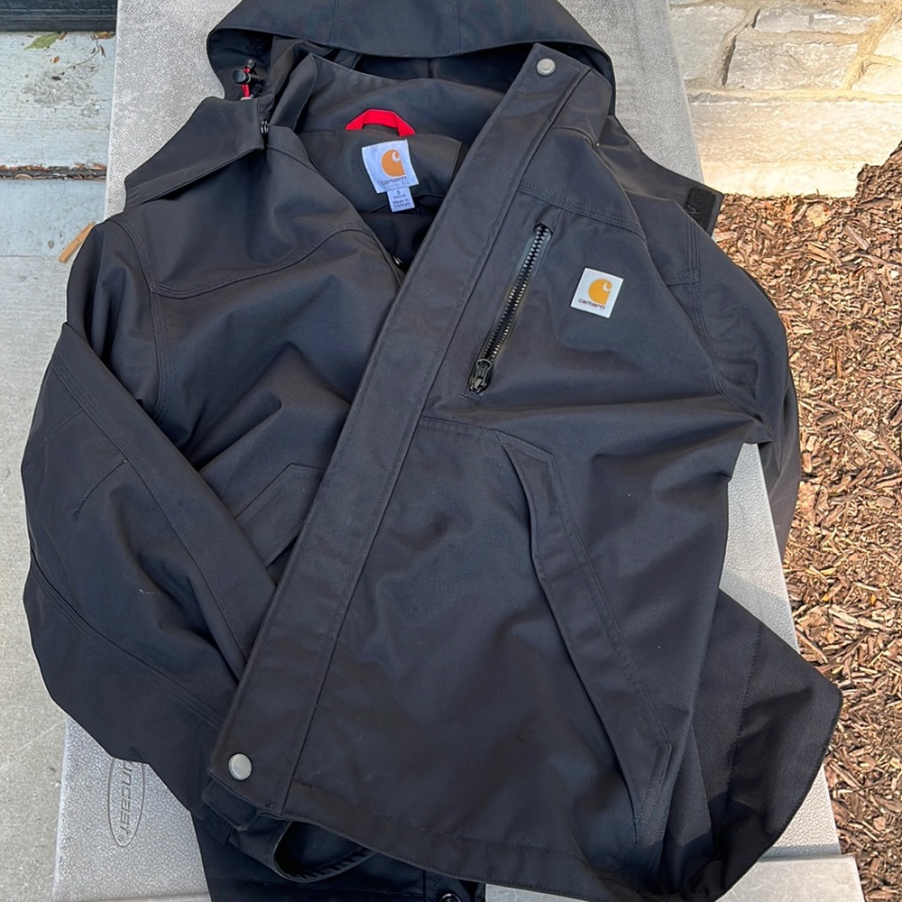 Like new Carhartt storm defender jacket (s)